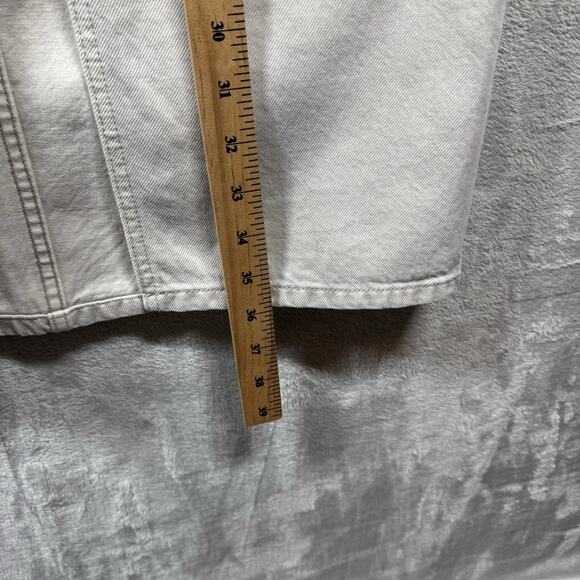 Abercrombie & Fitch NEW Women Denim Jean Midi Skirt Sz 29/8 High Rise Front Slit - Picture 7 of 12